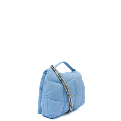 Mulberry Shoulder Bag Little Softie in Blue, Calfskin Leather — Side View