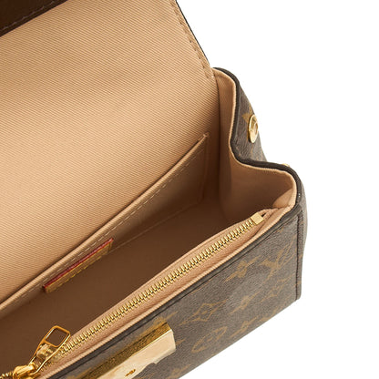Louis Vuitton Top Handle Cluny MM in Monogram, Canvas — Alternate View 8