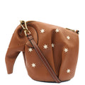 Loewe Cross Body Elephant Crossbody - Mini in Brown, Leather — Front View