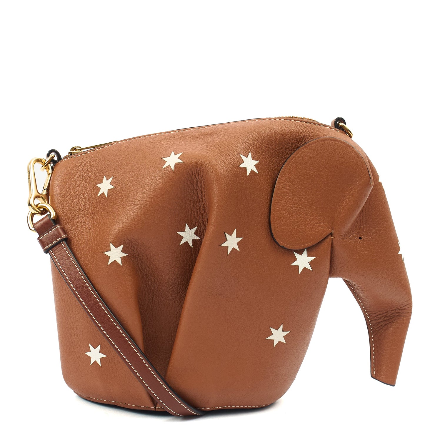 Loewe Cross Body Elephant Crossbody - Mini in Brown, Leather — Alternate View 9