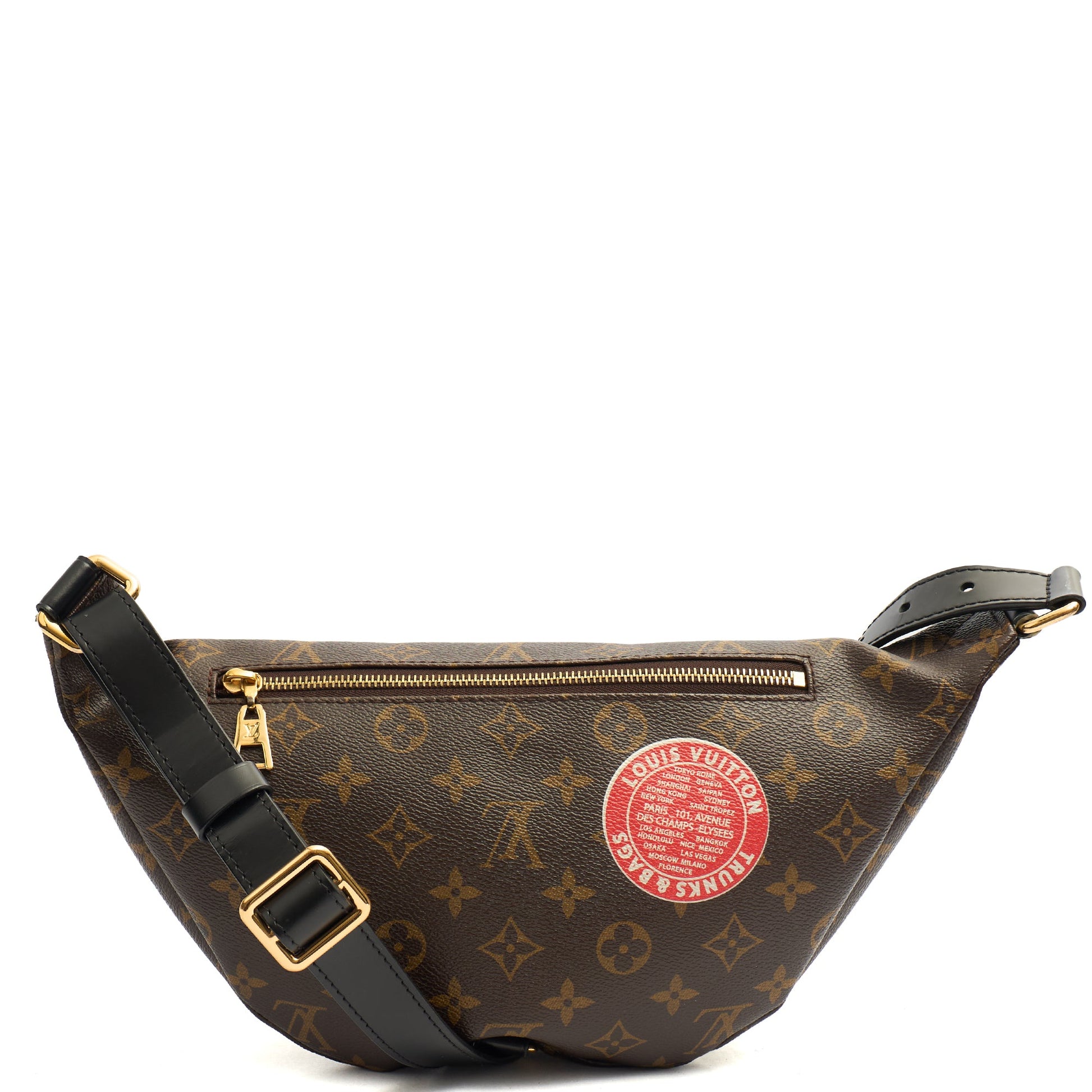 Louis Vuitton Cross Body Bumbag in Monogram, Leather — Alternate View 11