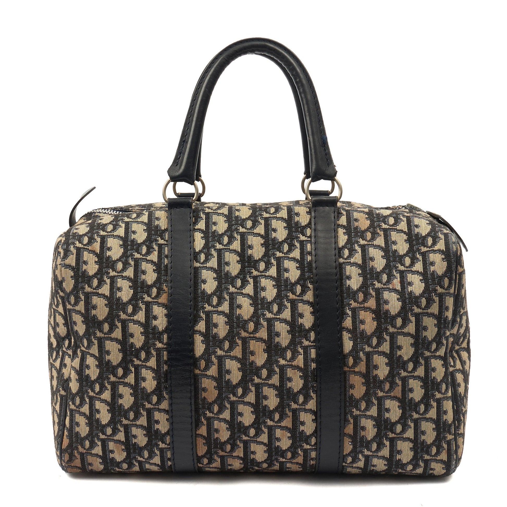 Christian Dior Top Handle Boston in Blue, Fabric — Alternate View 7
