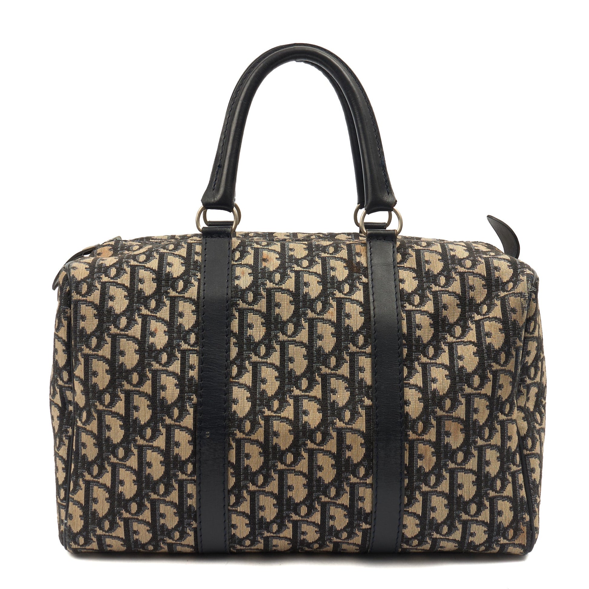 Christian Dior Top Handle Boston in Blue, Fabric — Alternate View 10