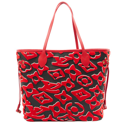 Louis Vuitton Tote Neverfull MM in Black, Leather — Alternate View 11