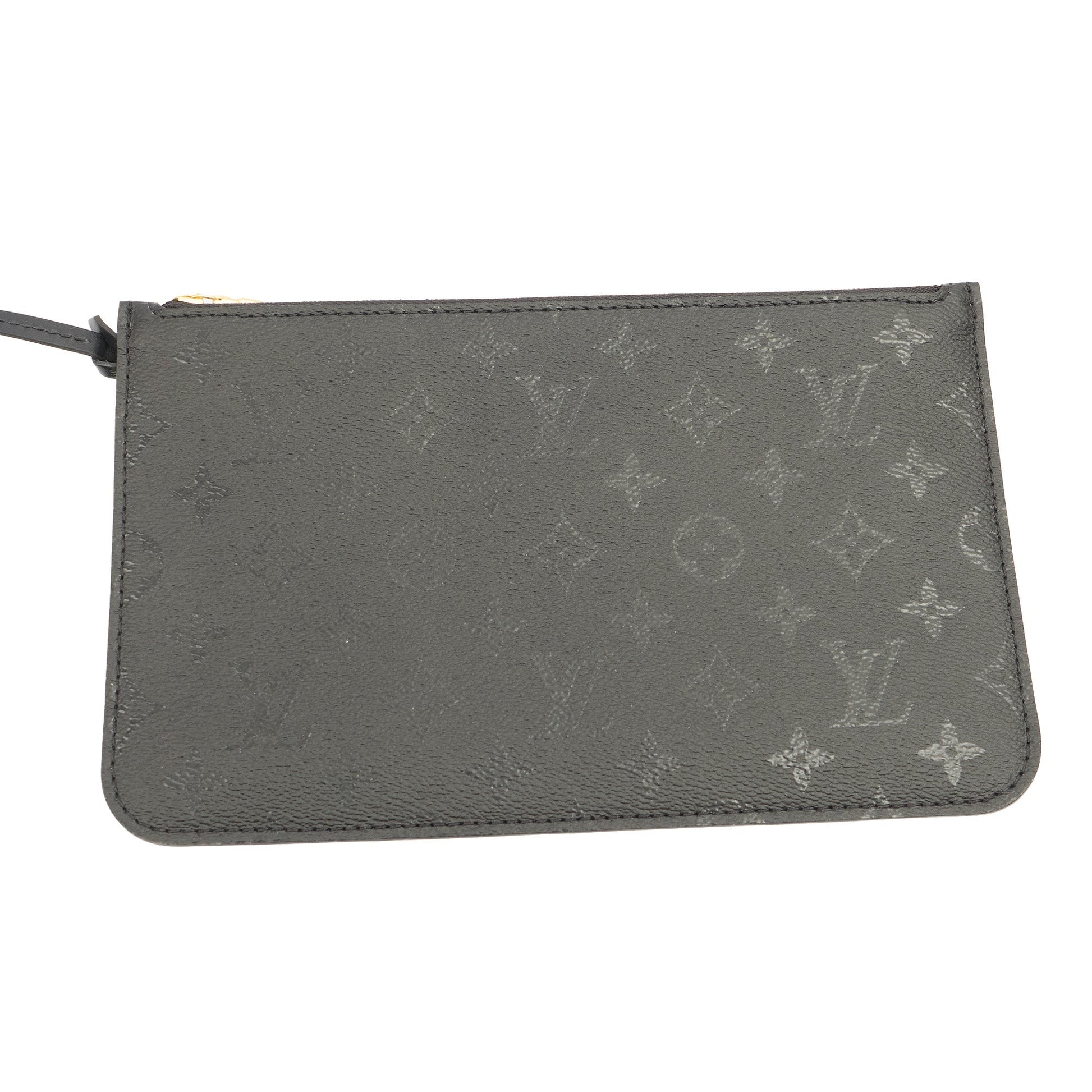 Louis Vuitton Tote Neverfull MM in Black, Leather — Alternate View 7