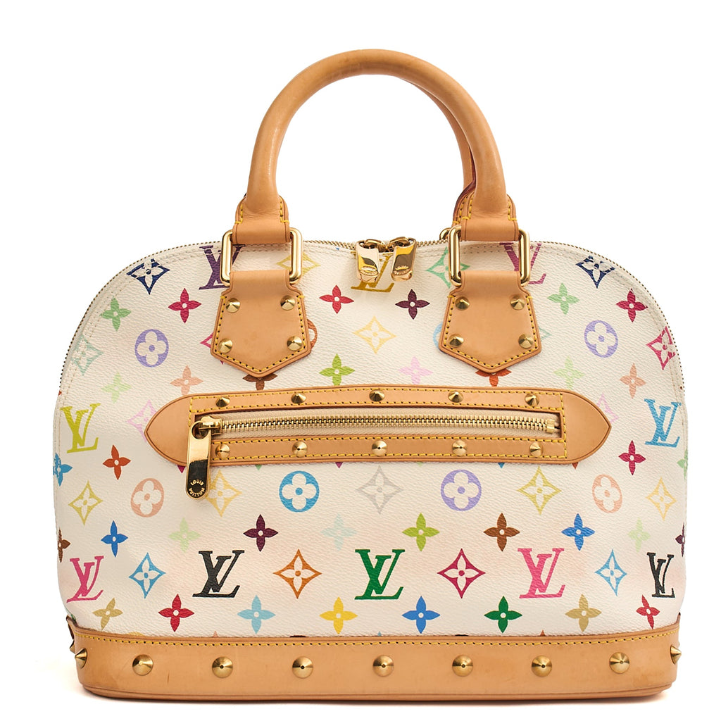 Louis Vuitton Tote Alma MM in Multicolor Monogram, Canvas — Alternate View 7
