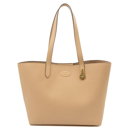 Mulberry Tote Eliza Hobo in Putty, Calfskin Leather — Front View