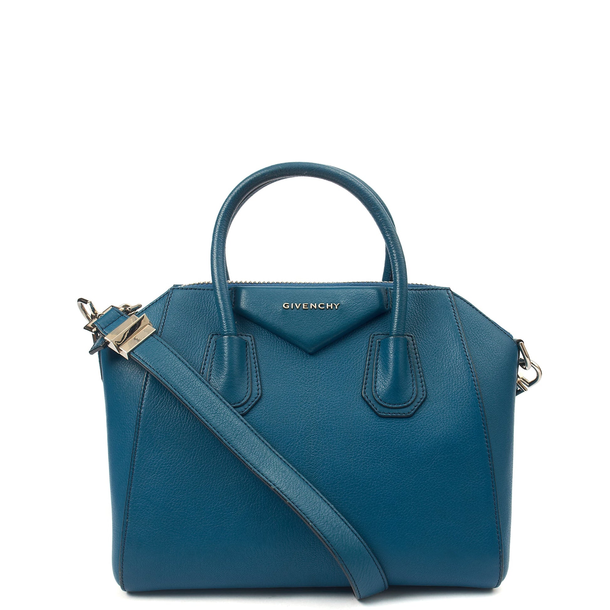 Givenchy Top Handle Antigona - Small in Blue, Leather — Alternate View 8
