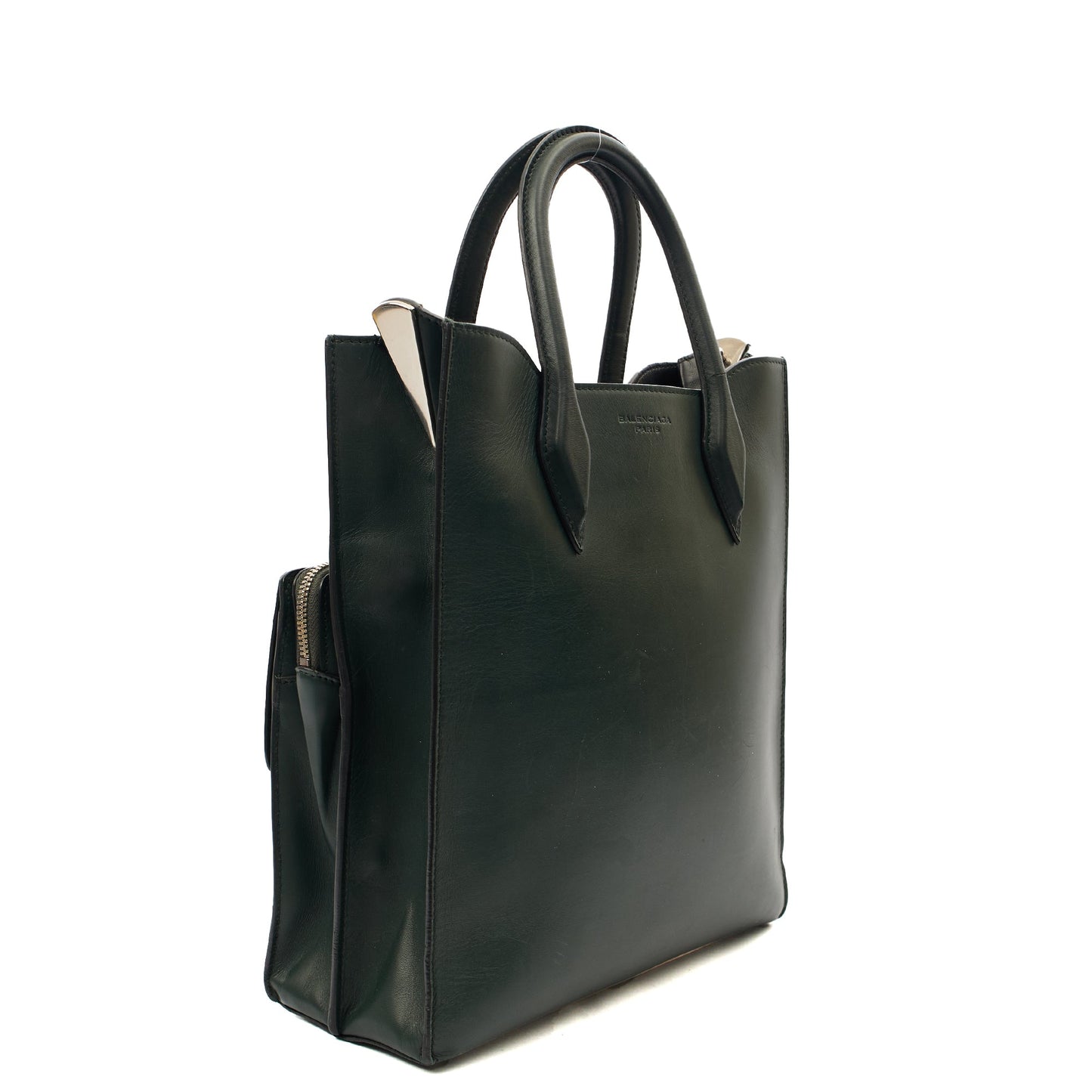 Balenciaga Tote Maillon Tote in Green, Leather — Alternate View 14