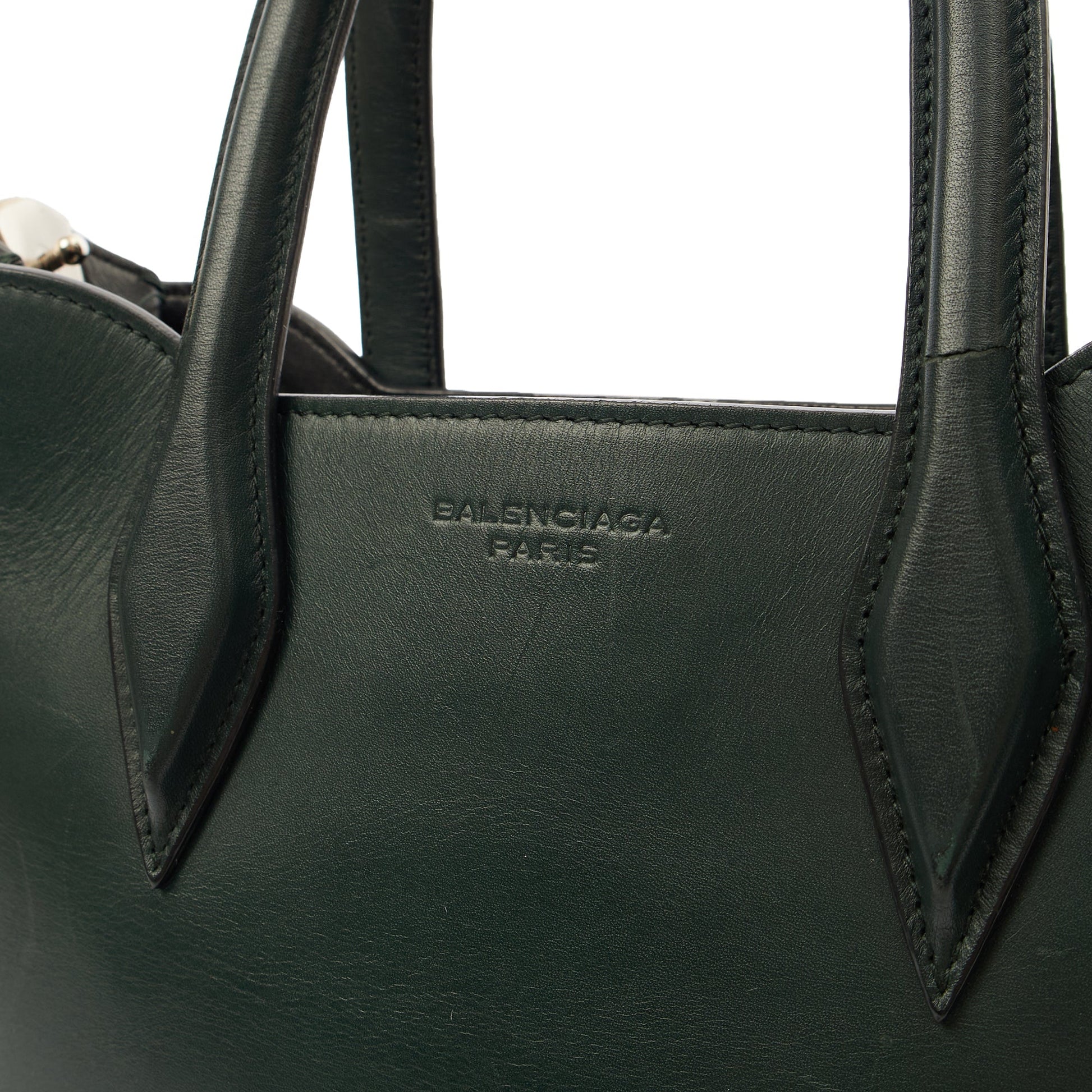 Balenciaga Tote Maillon Tote in Green, Leather — Alternate View 12
