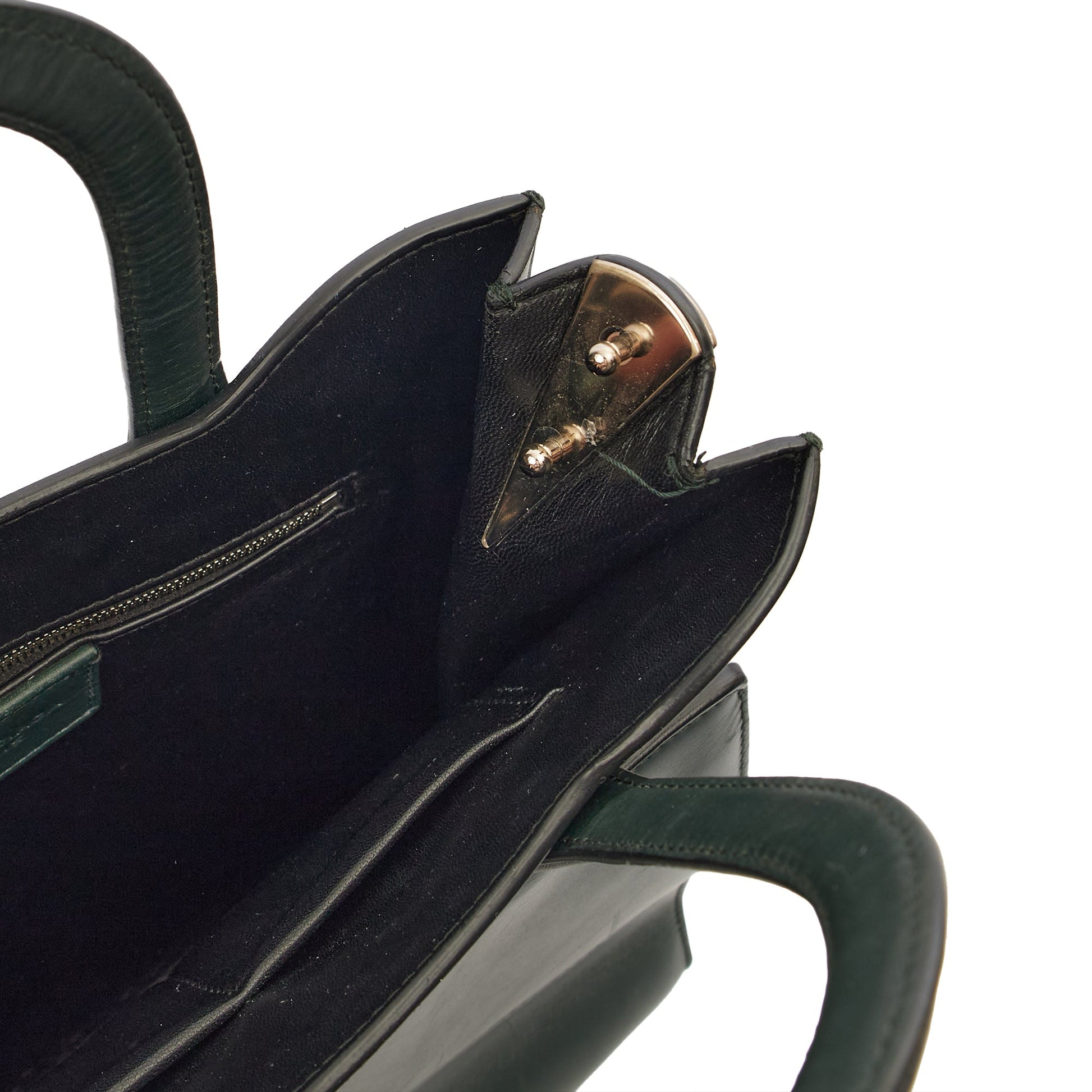 Balenciaga Tote Maillon Tote in Green, Leather — Detail View