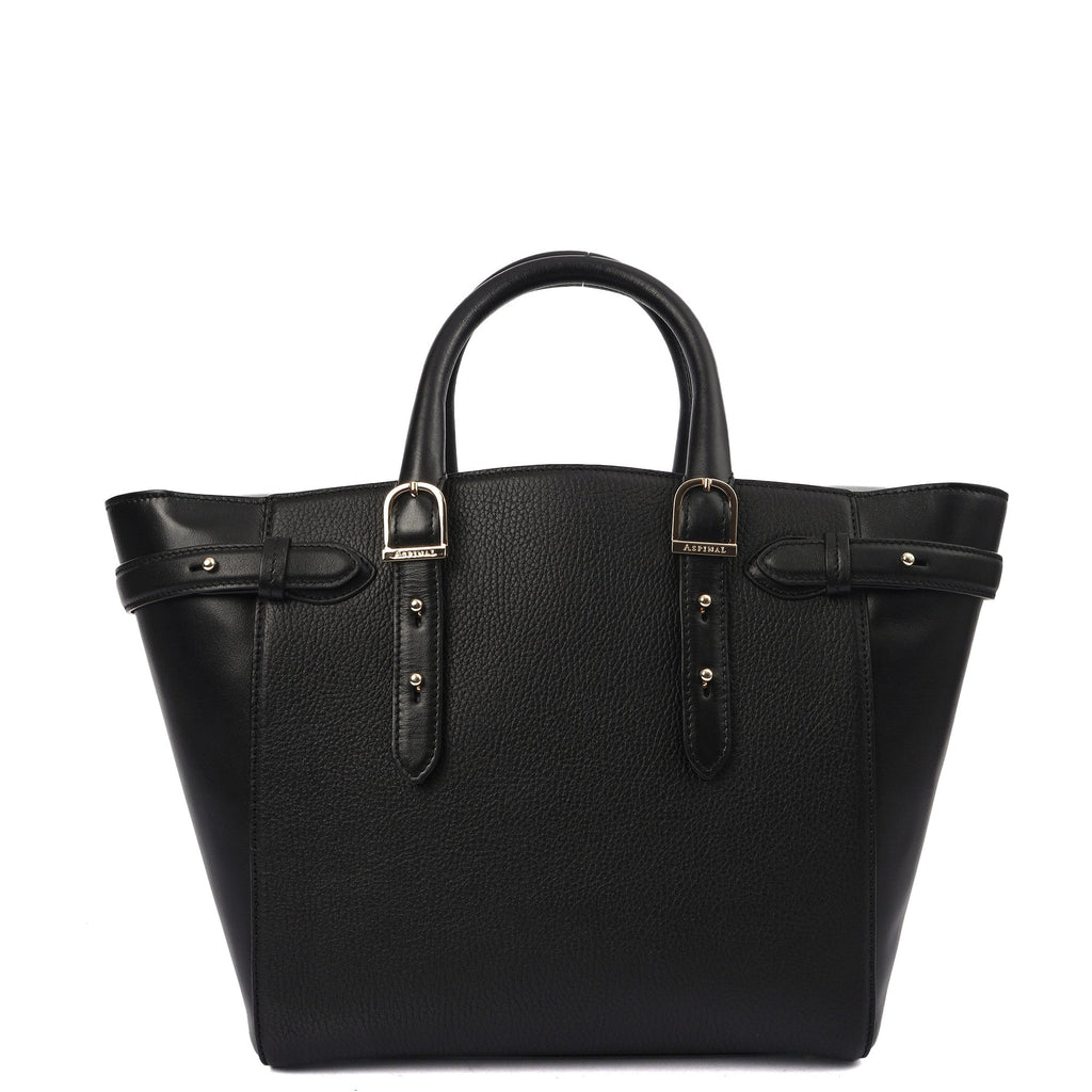 Aspinal of London Tote Marylebone Small in Black, Leather — Alternate View 11