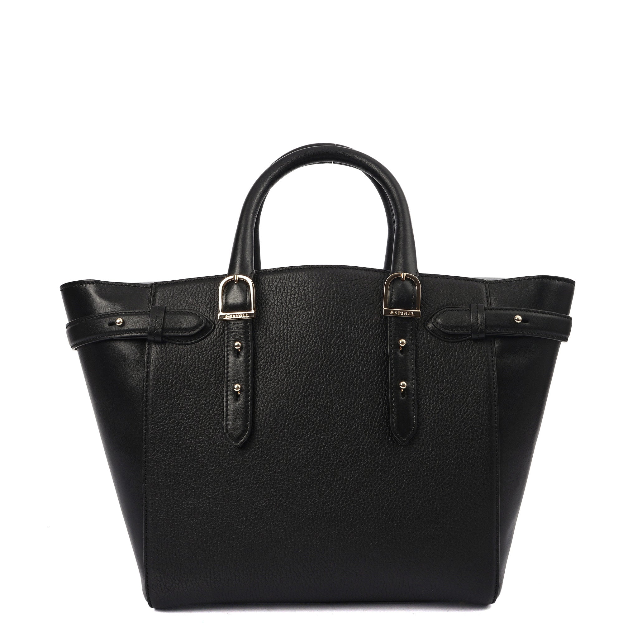 Aspinal of London Tote Marylebone Small in Black, Leather — Alternate View 11
