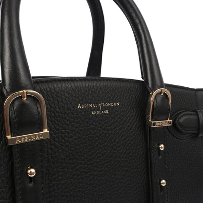 Aspinal of London Tote Marylebone Small in Black, Leather — Alternate View 13