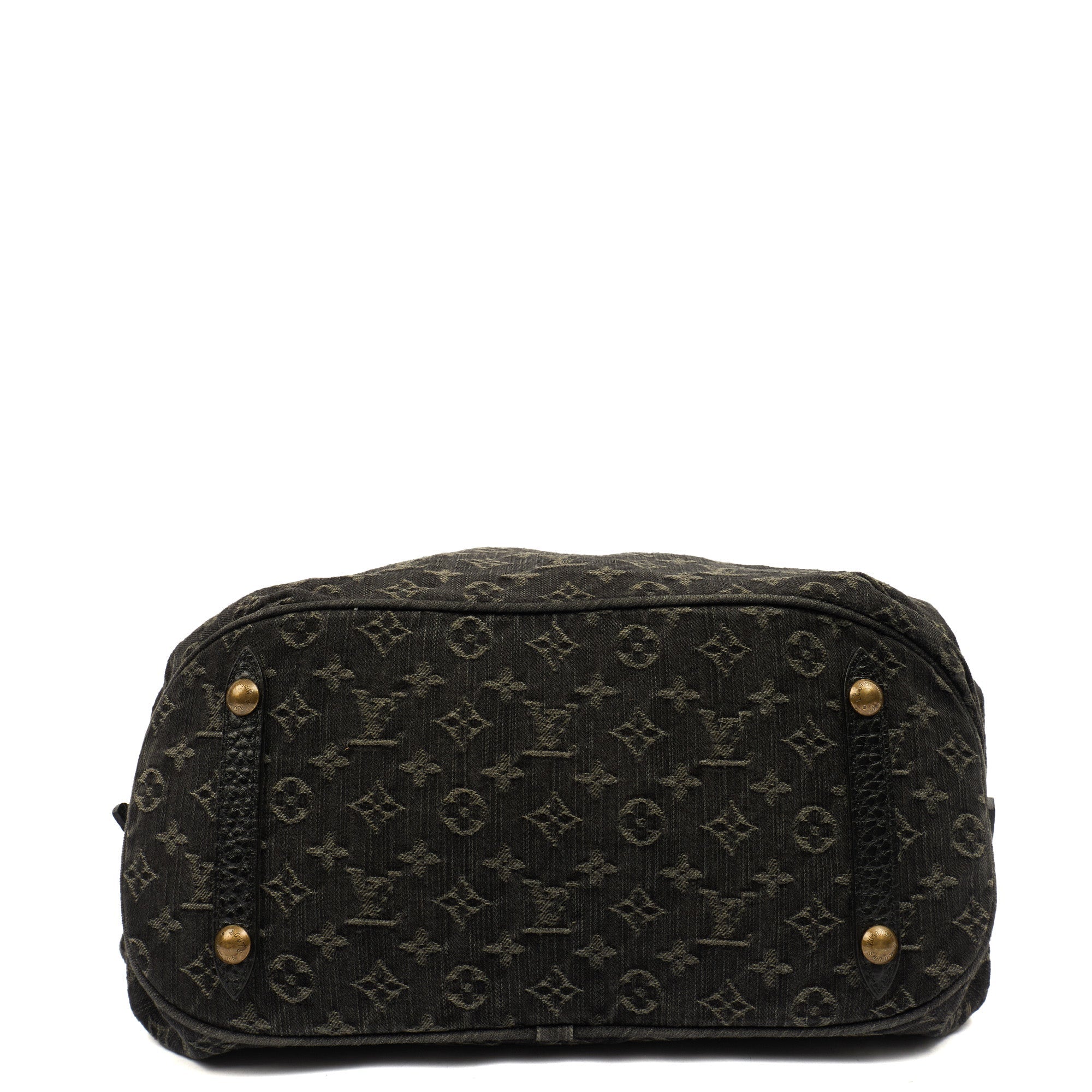 Louis Vuitton Tote Denim Baggy in Denim, Fabric — Detail View