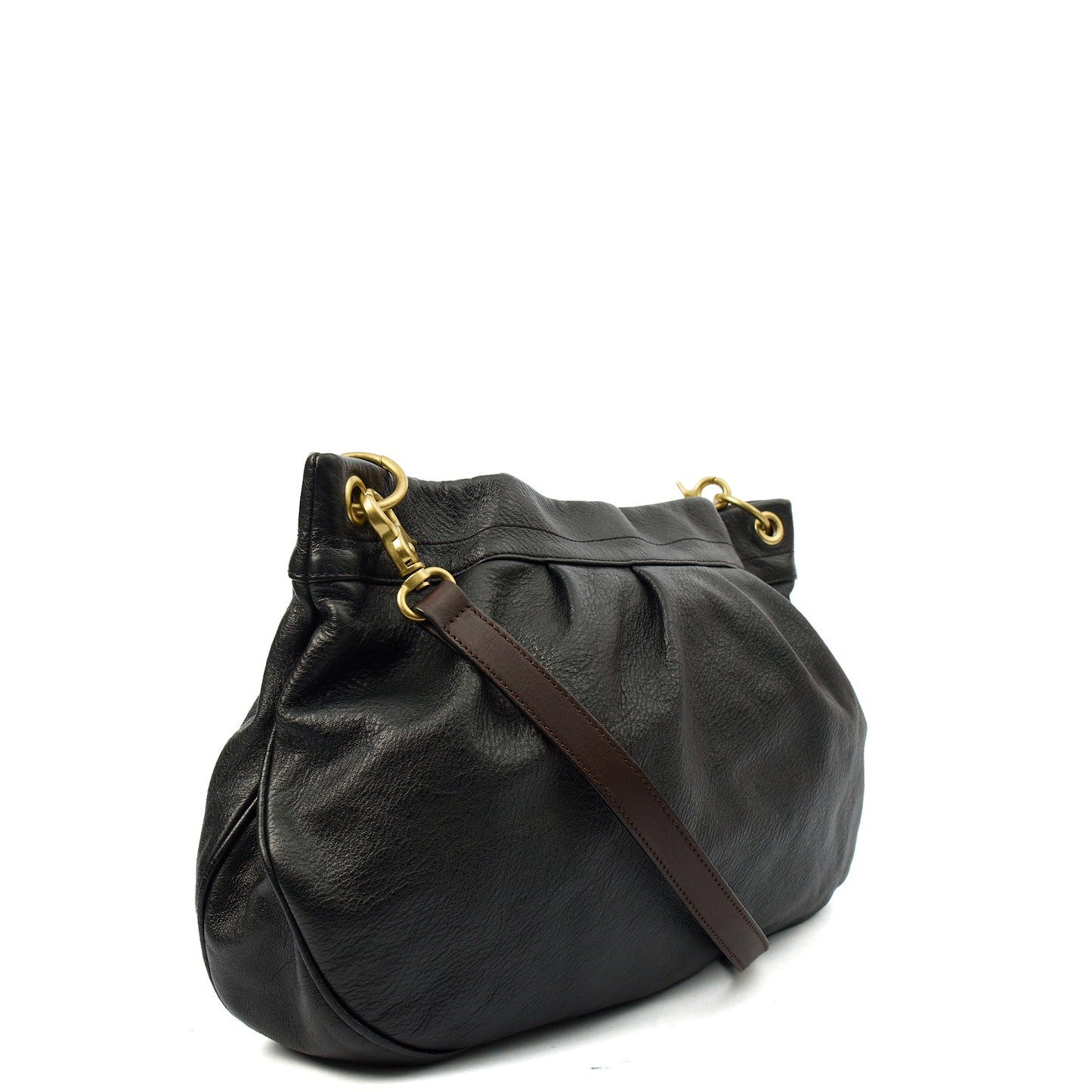 Mulberry Tote Mitzy Tote in Black, Calfskin Leather — Back View
