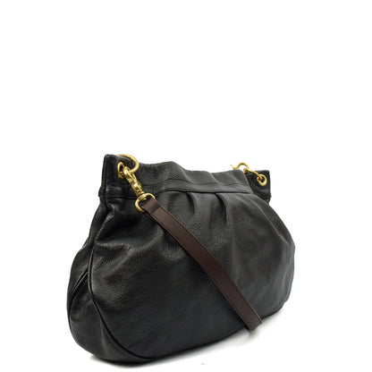 Mulberry Tote Mitzy Tote in Black, Calfskin Leather — Back View