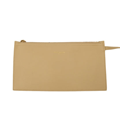 Saint Laurent Tote Suzanne Hobo in Neutral, Calfskin Leather — Lifestyle View