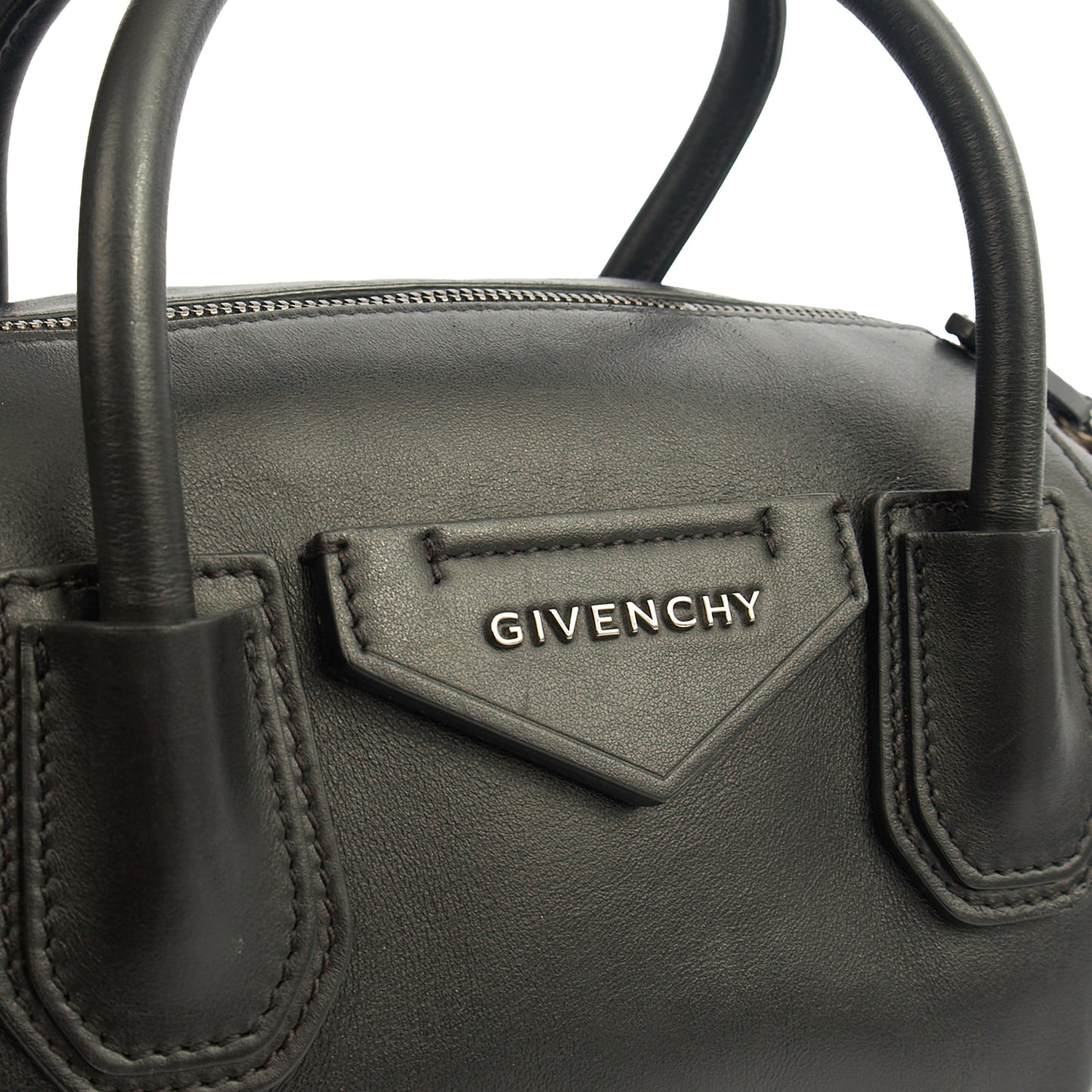 Givenchy Shoulder Bag Antigona Soft - Medium in Black, Leather — Lifestyle View