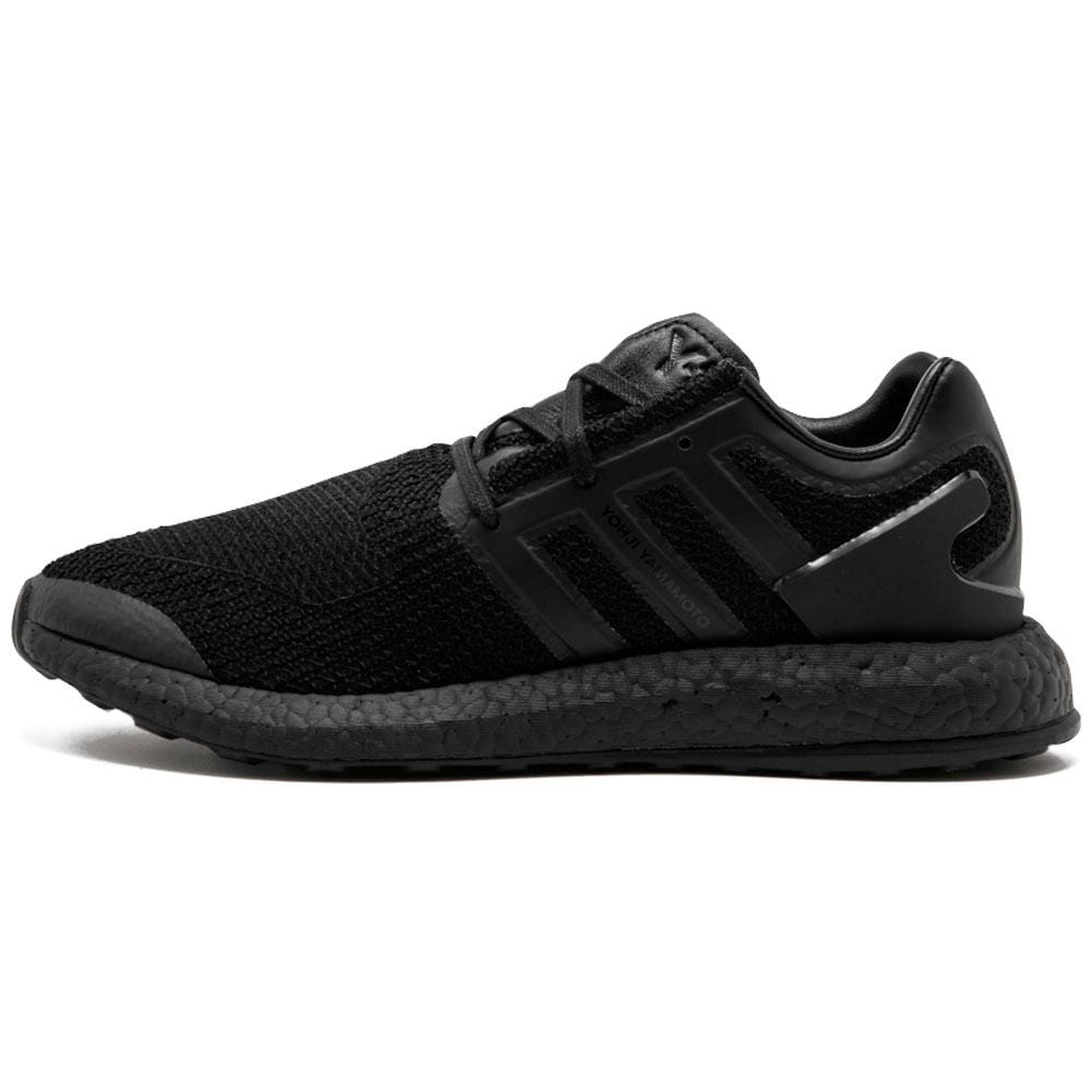 adidas Y-3 PureBoost Triple Black — UK 3.5 | EU 36 | US 4 — Front View