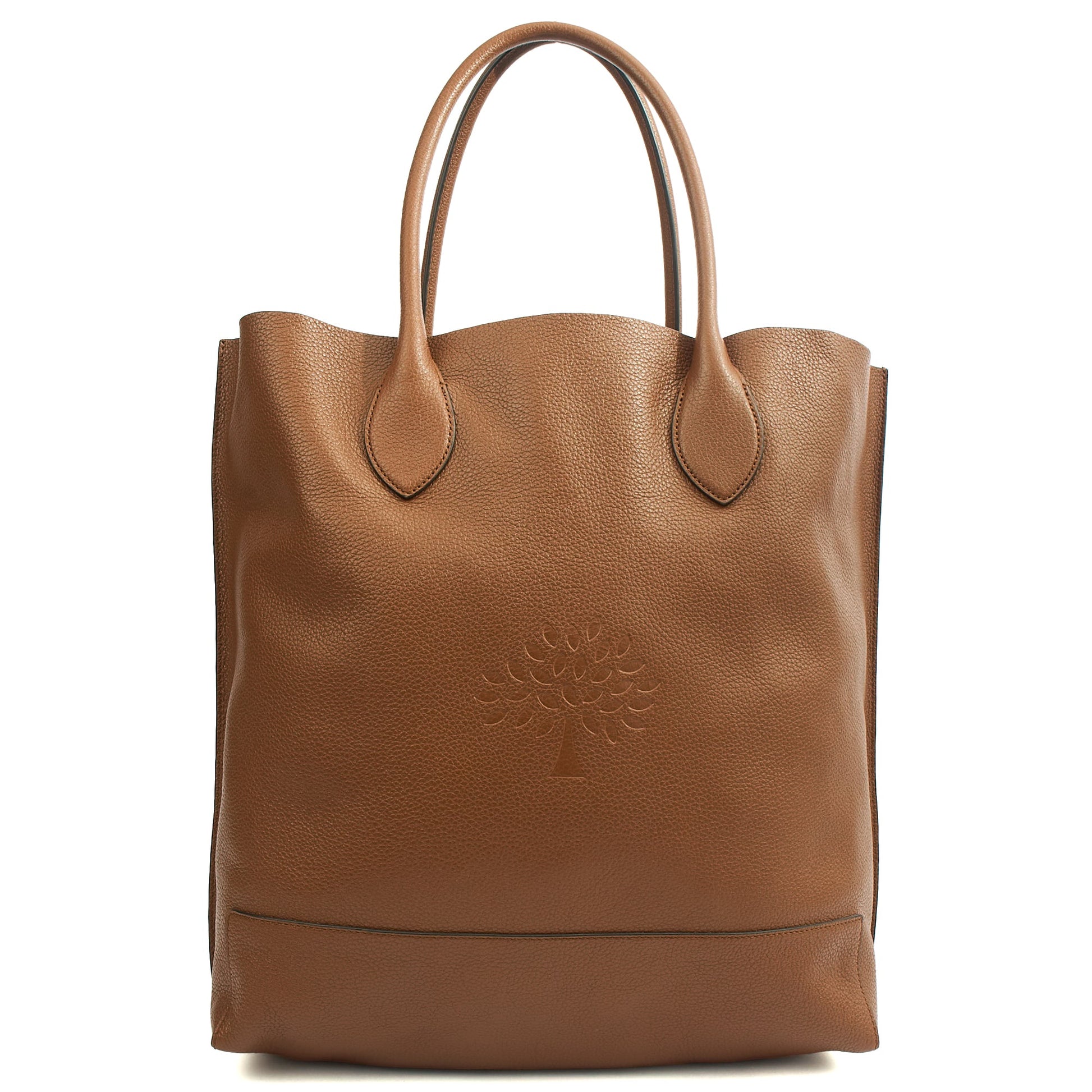 Mulberry Tote Blossom Tote in Oak, Leather — Front View