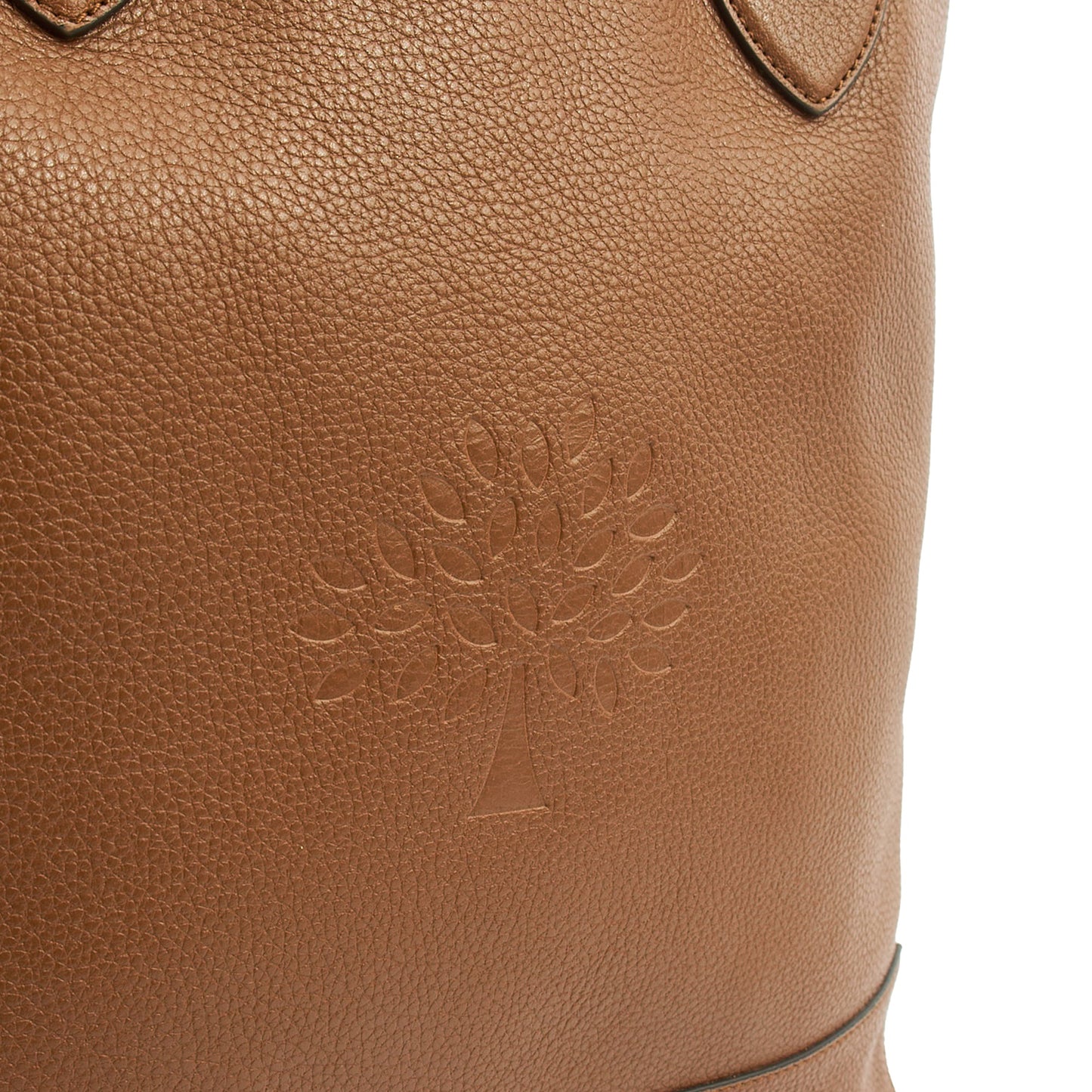 Mulberry Tote Blossom Tote in Oak, Leather — Lifestyle View