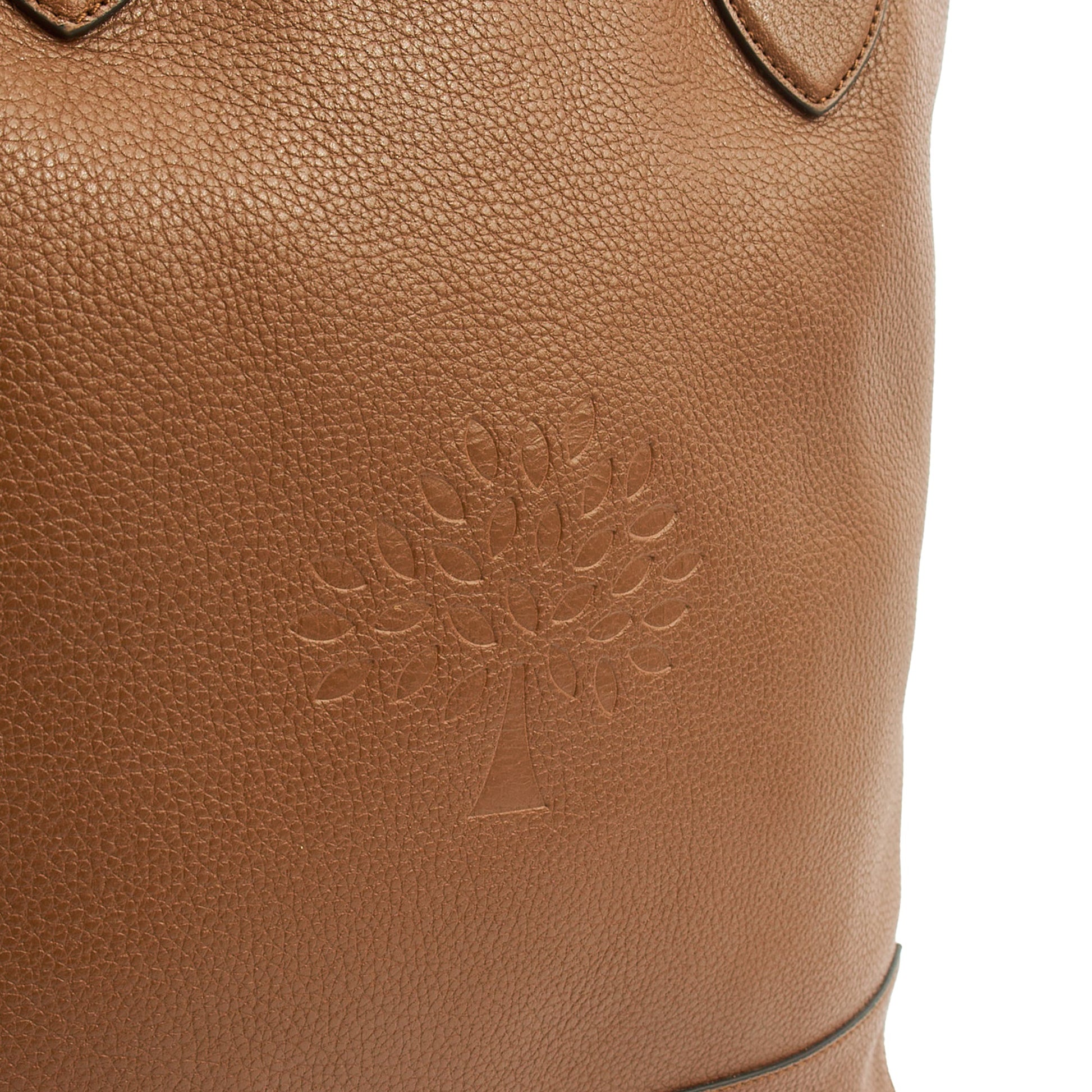 Mulberry Tote Blossom Tote in Oak, Leather — Lifestyle View