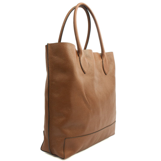 Mulberry Tote Blossom Tote in Oak, Leather — Side View