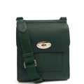 Mulberry Cross Body Antony - Small in Mulberry Green, Leather — Front View