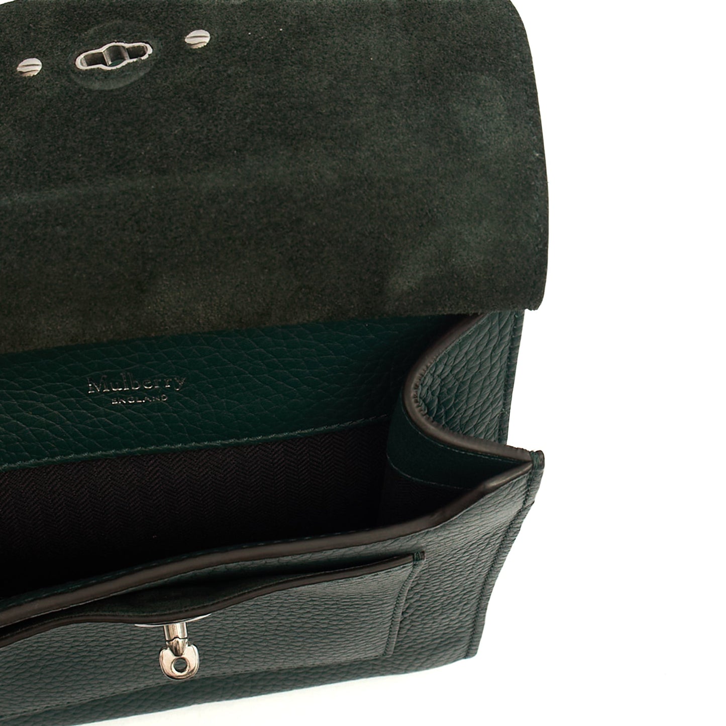 Mulberry Cross Body Antony - Small in Mulberry Green, Leather — Alternate View 7