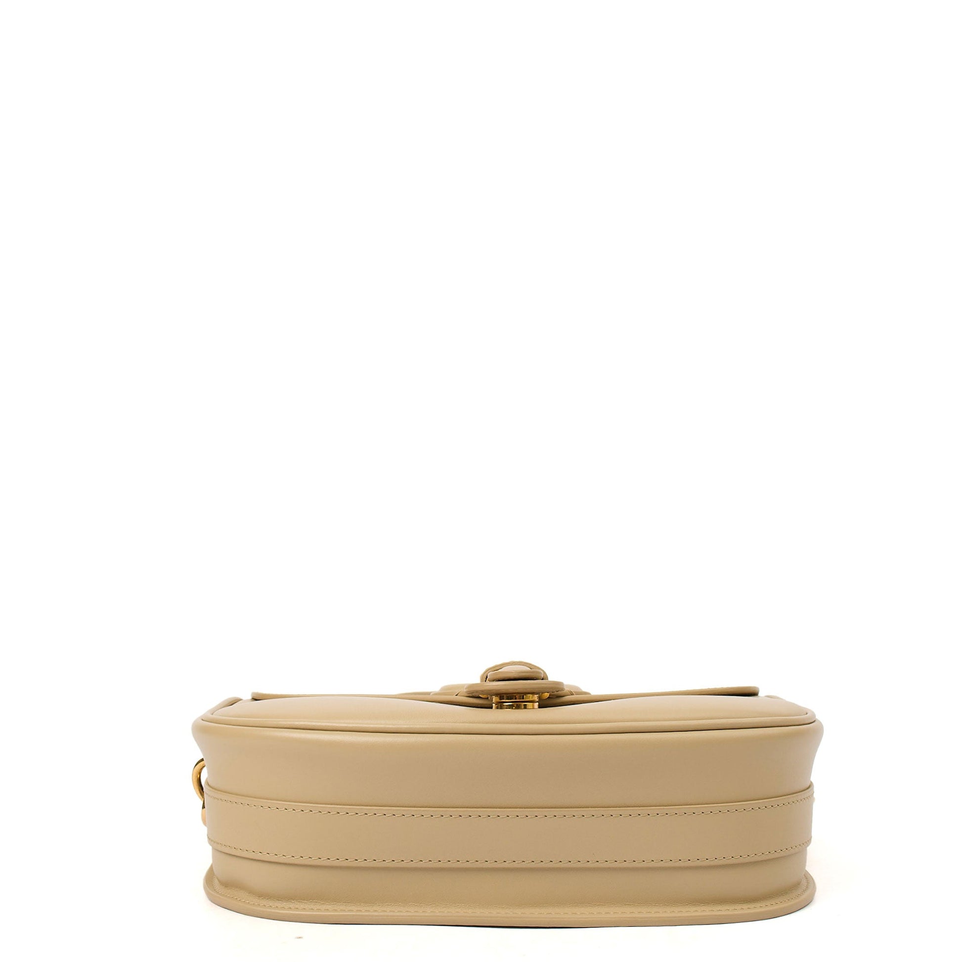 Christian Dior Cross Body Bobby- Medium  in Cream, Leather — Detail View