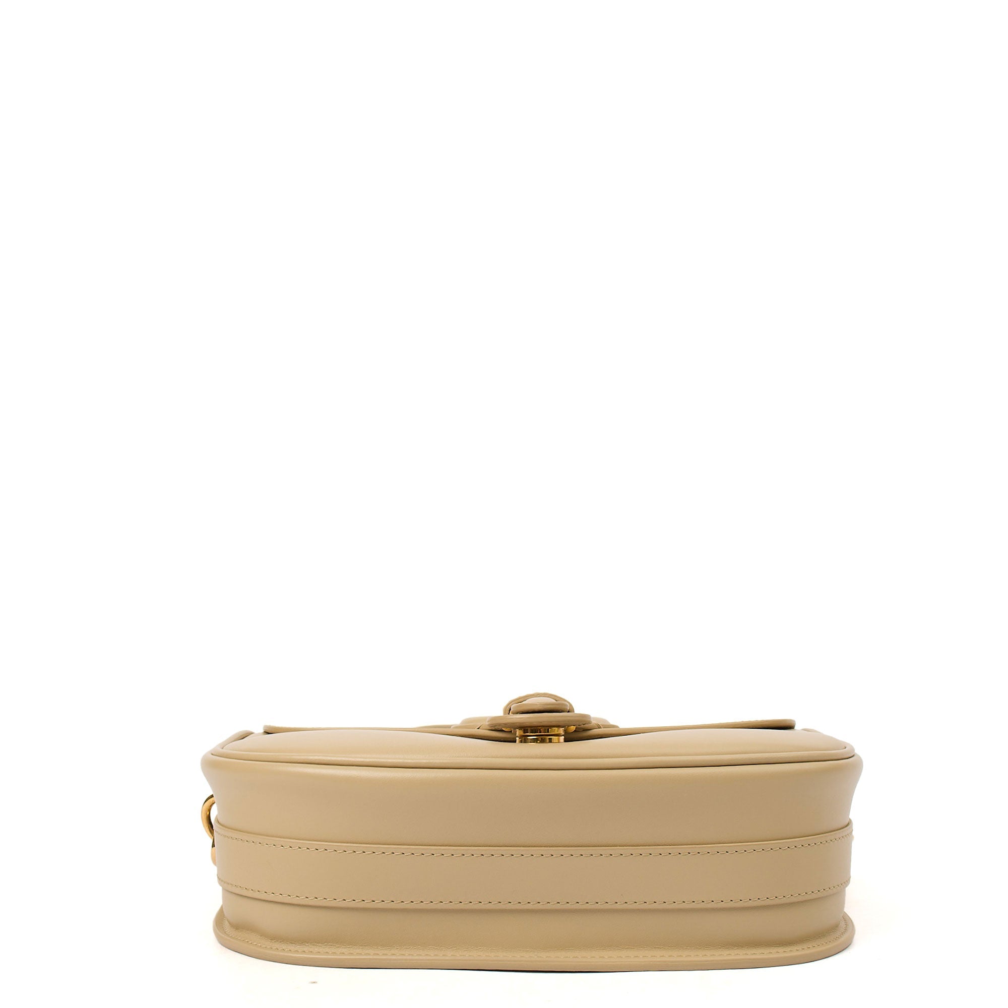 Christian Dior Cross Body Bobby- Medium  in Cream, Leather — Detail View