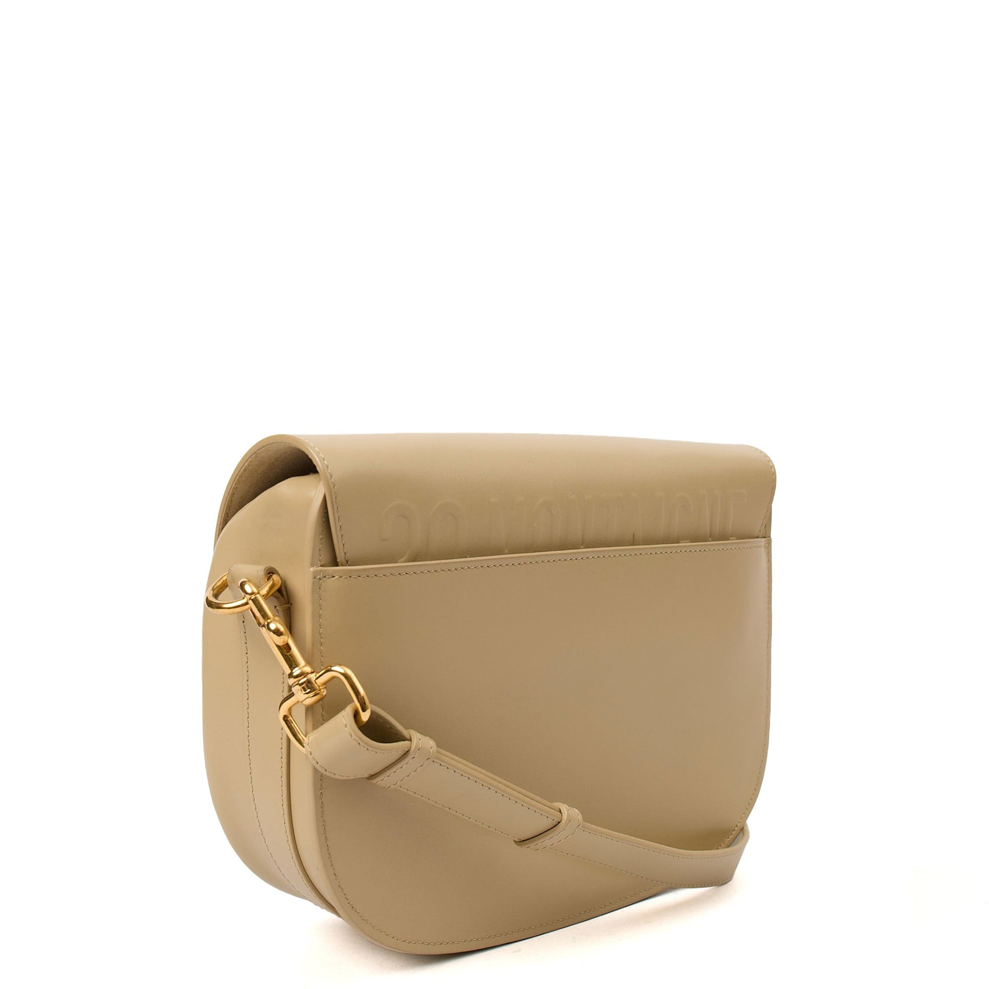Christian Dior Cross Body Bobby- Medium  in Cream, Leather — Back View