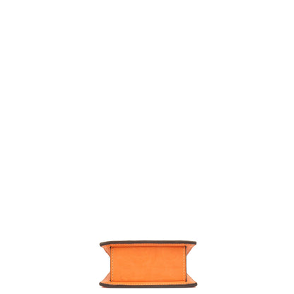 Jacquemus Mini Bag Le Chiquito in Orange, Leather — Alternate View 11