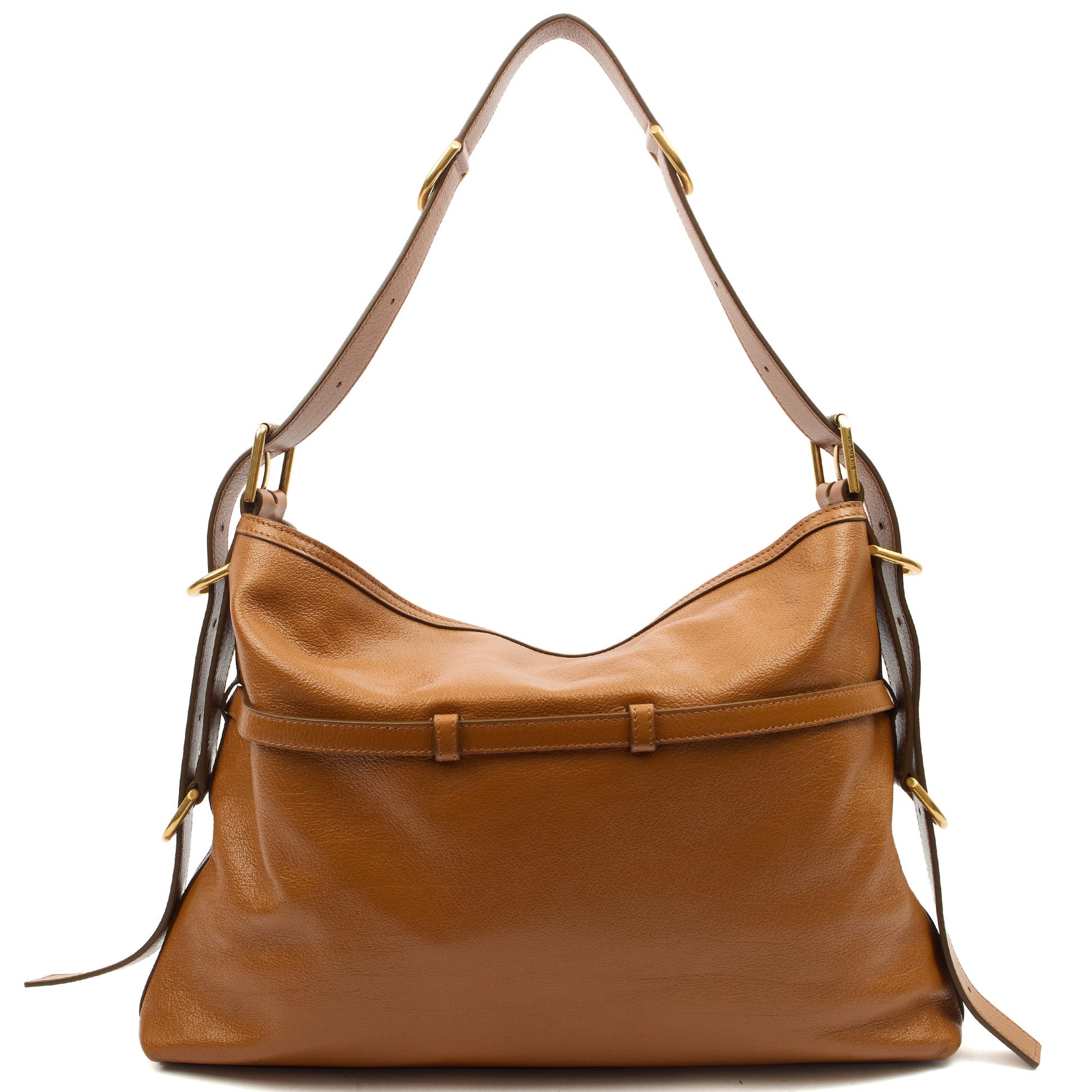 Givenchy Tote Voyou - Mini in Brown, Box Calfskin — Back View