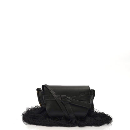 Loewe Cross Body Gate - Mini in Black, Leather — Front View
