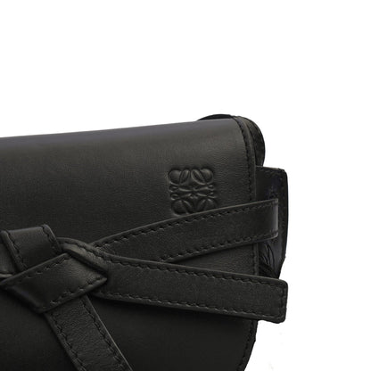 Loewe Cross Body Gate - Mini in Black, Leather — Detail View