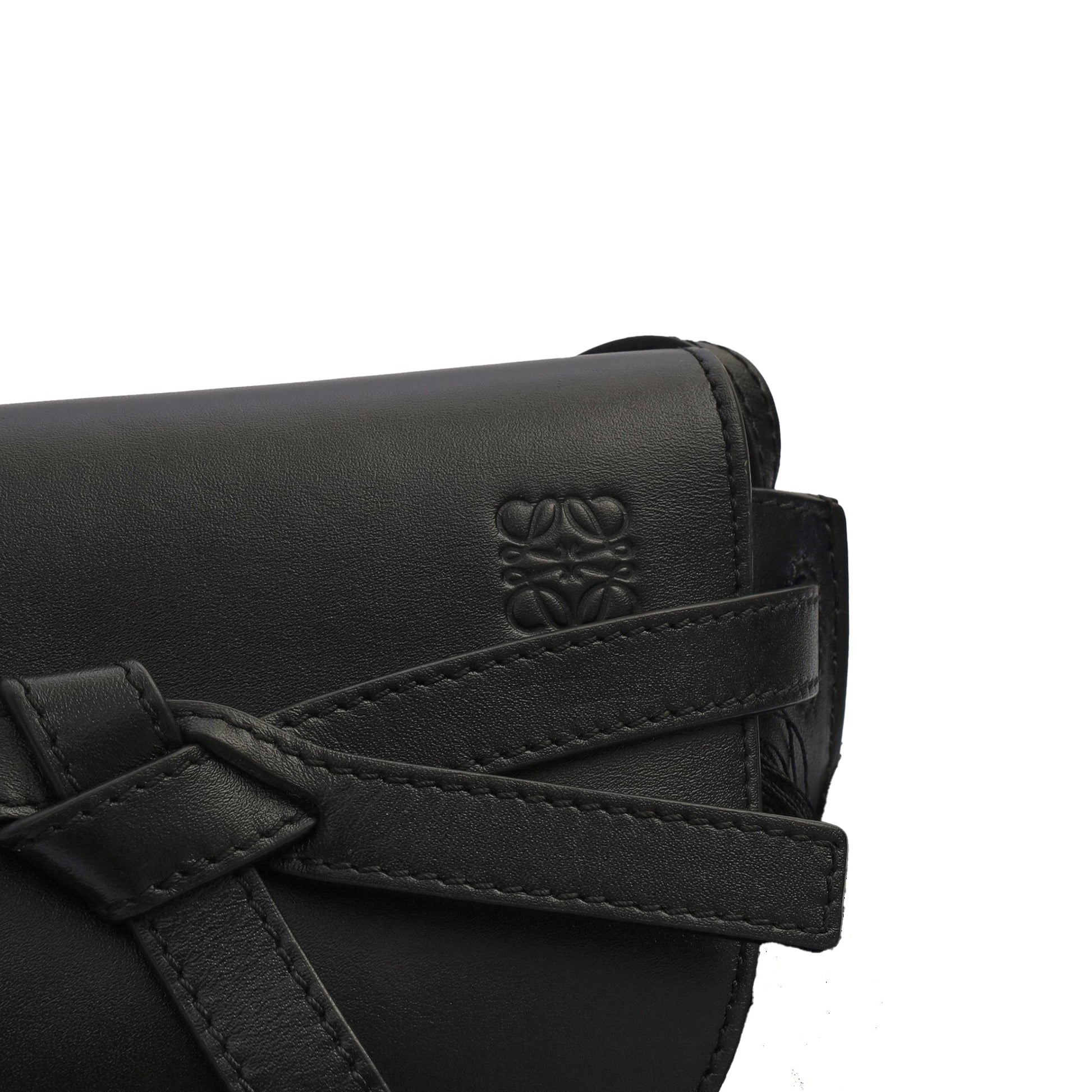 Loewe Cross Body Gate - Mini in Black, Leather — Alternate View 12