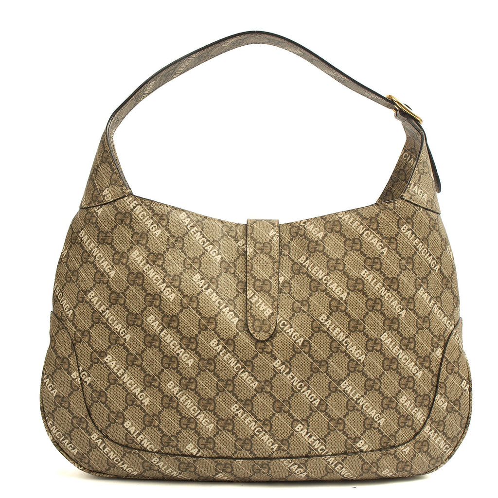 Gucci Shoulder Bag Jackie in GG Supreme, Leather — Top View
