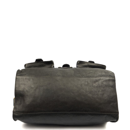 Mulberry Tote Roxanne in Black, Leather — Detail View