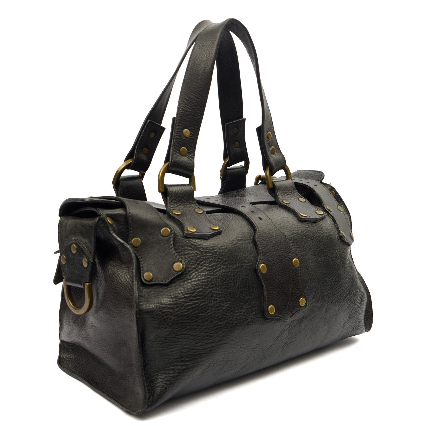 Mulberry Tote Roxanne in Black, Leather — Back View