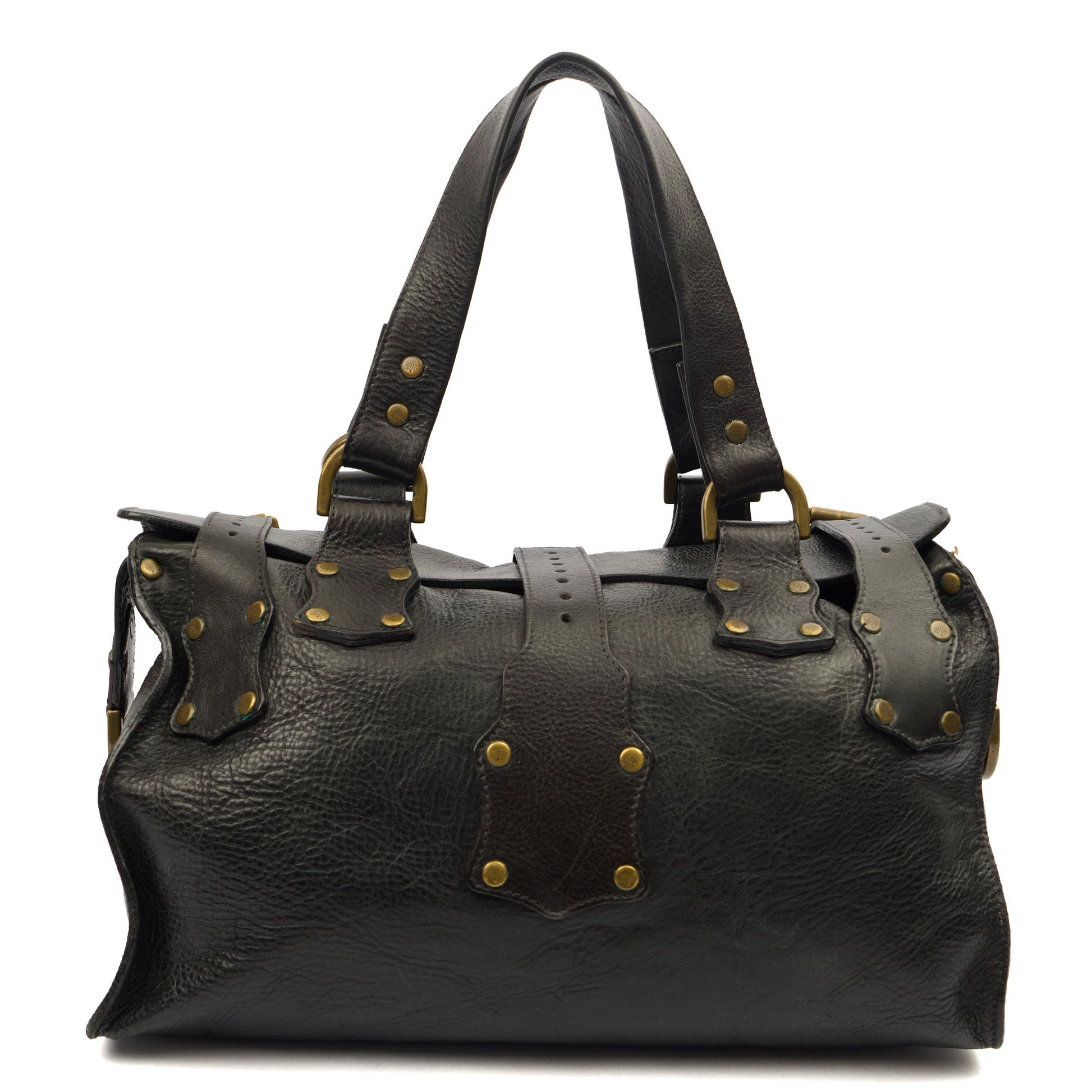Mulberry Tote Roxanne in Black, Leather — Top View