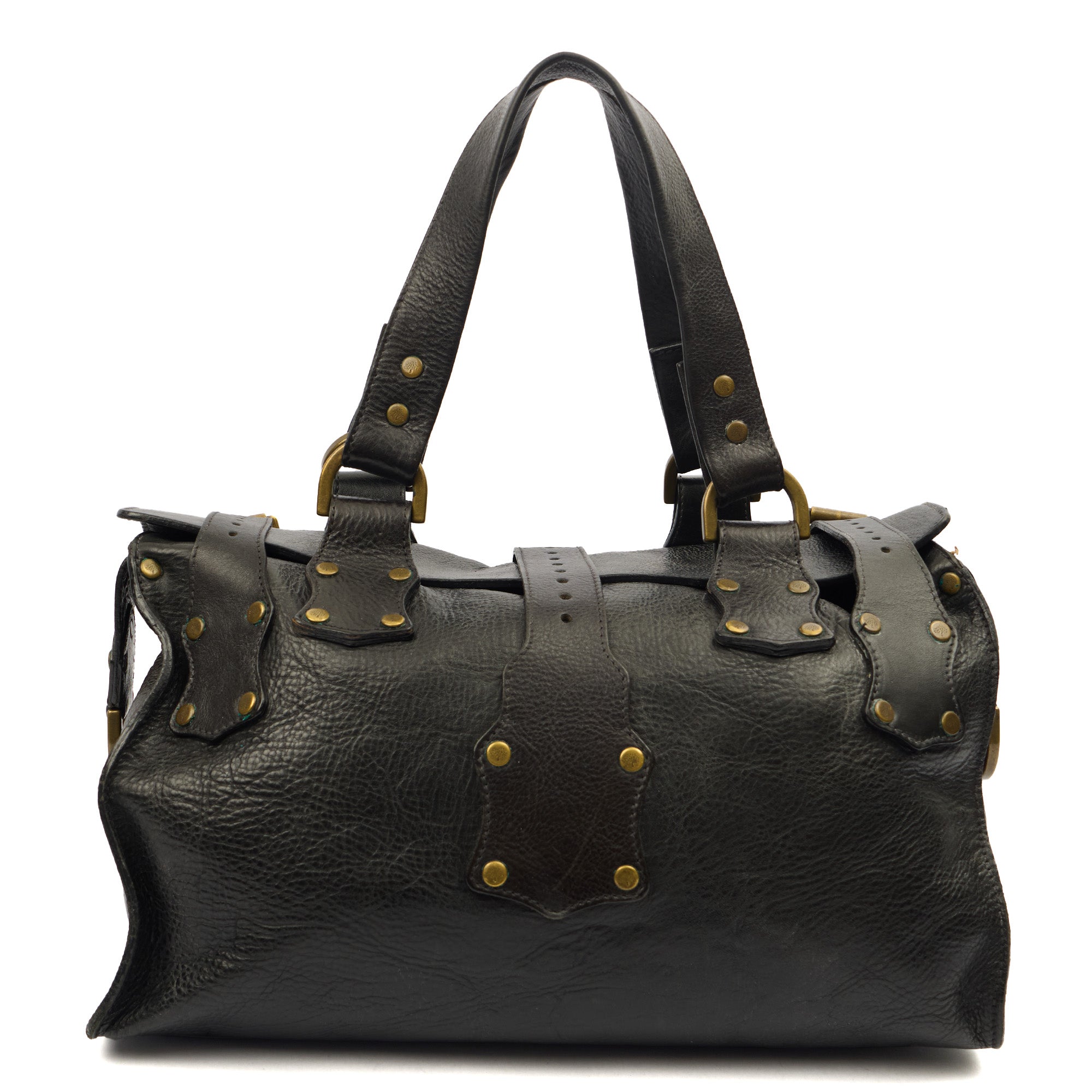 Mulberry Tote Roxanne in Black, Leather — Top View