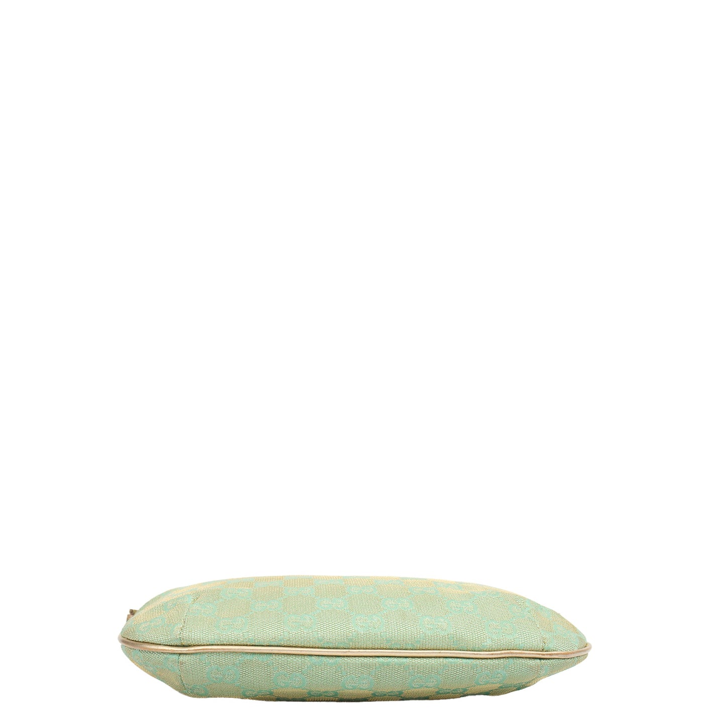 Gucci Shoulder Bag Vintage Shoulder Bag in Green, Fabric — Top View