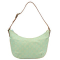 Gucci Shoulder Bag Vintage Shoulder Bag in Green, Fabric — Front View