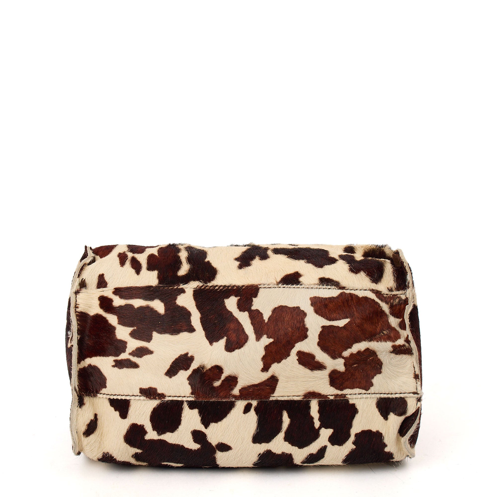 Dolce & Gabbana Shoulder Bag Shoulder Bag in Brown, Fabric — Lifestyle View