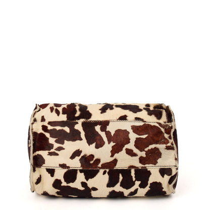 Dolce & Gabbana Shoulder Bag Shoulder Bag in Brown, Fabric — Lifestyle View