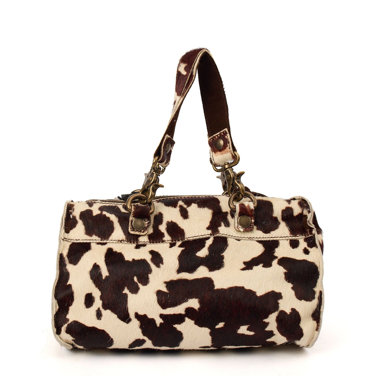 Dolce & Gabbana Shoulder Bag Shoulder Bag in Brown, Fabric — Top View