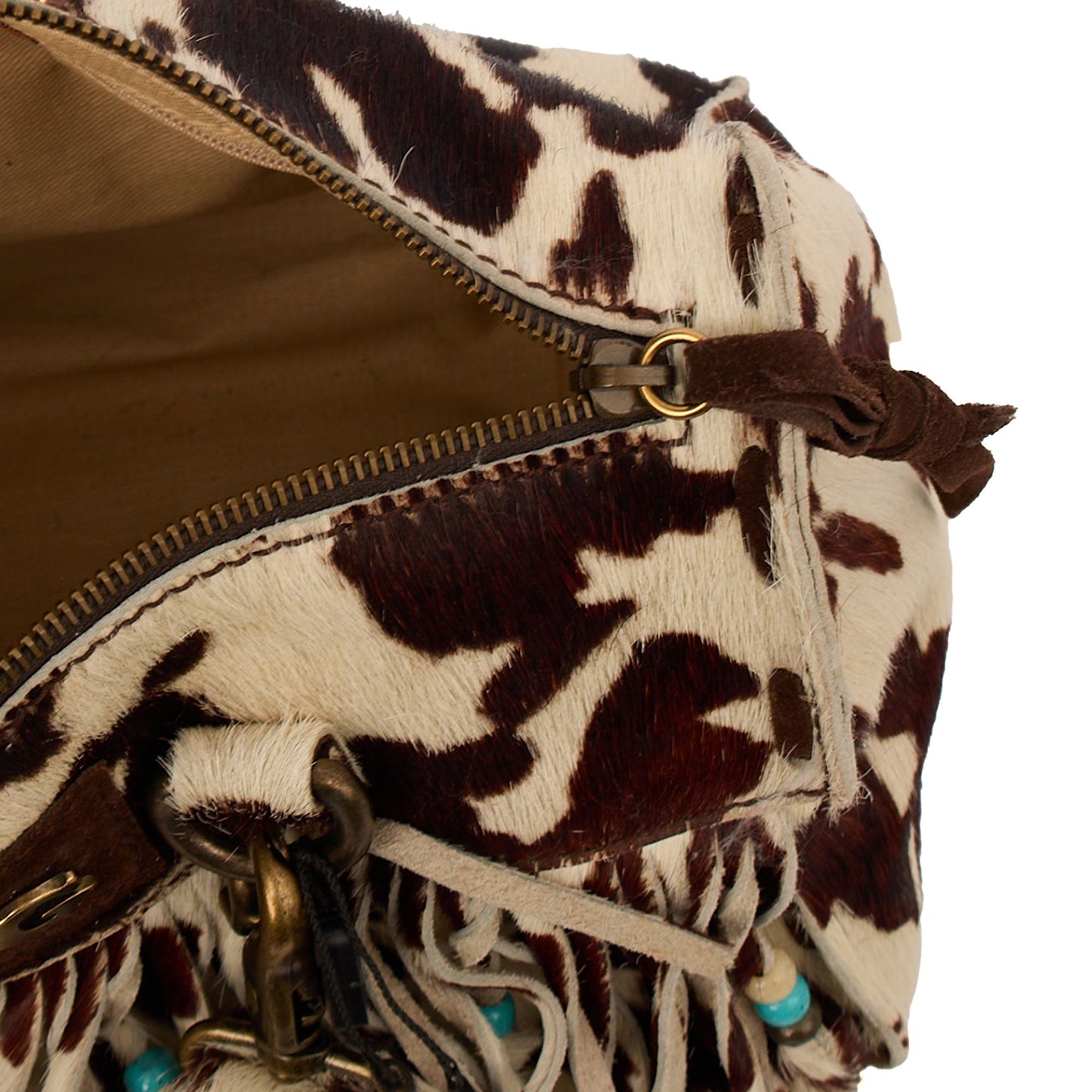 Dolce & Gabbana Shoulder Bag Shoulder Bag in Brown, Fabric — Alternate View 7
