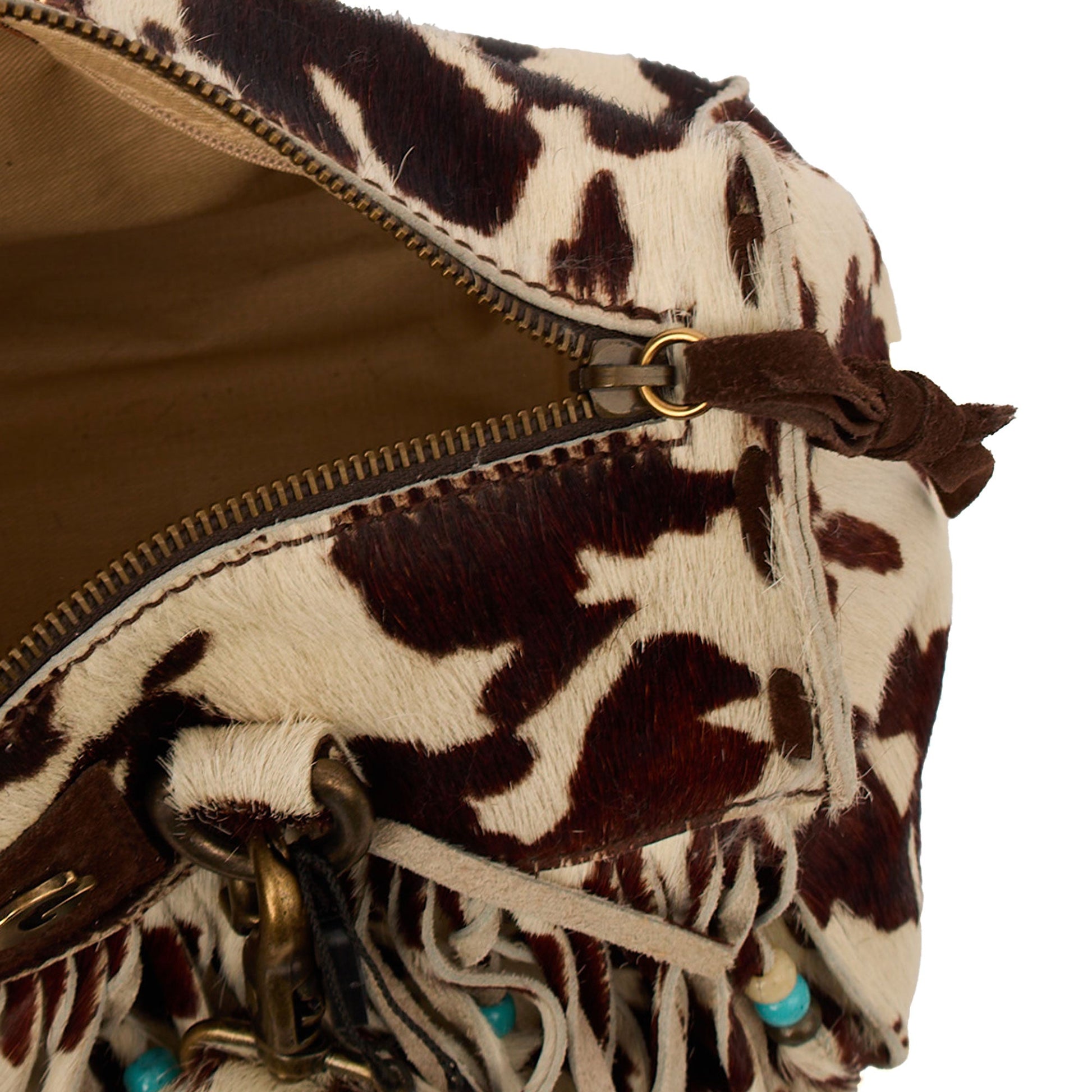 Dolce & Gabbana Shoulder Bag Shoulder Bag in Brown, Fabric — Alternate View 7